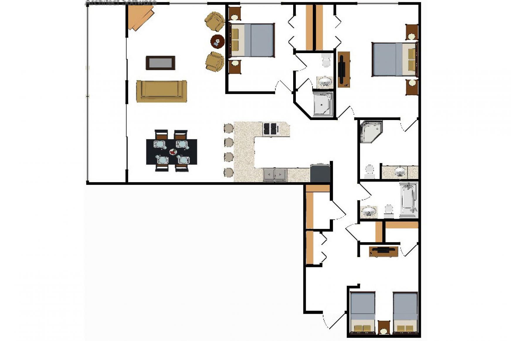 Premium Corporate Suite Layout