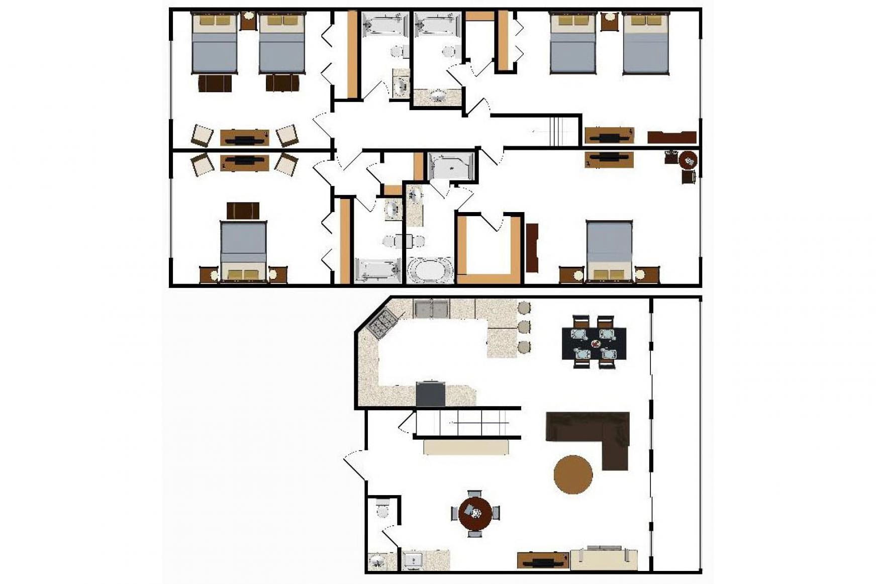 Alpenglow Suite layout