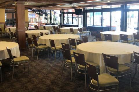 Colorado Ballroom set for a conference