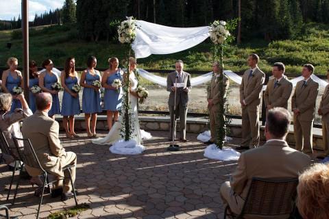 Wedding on the Coppertop Patio