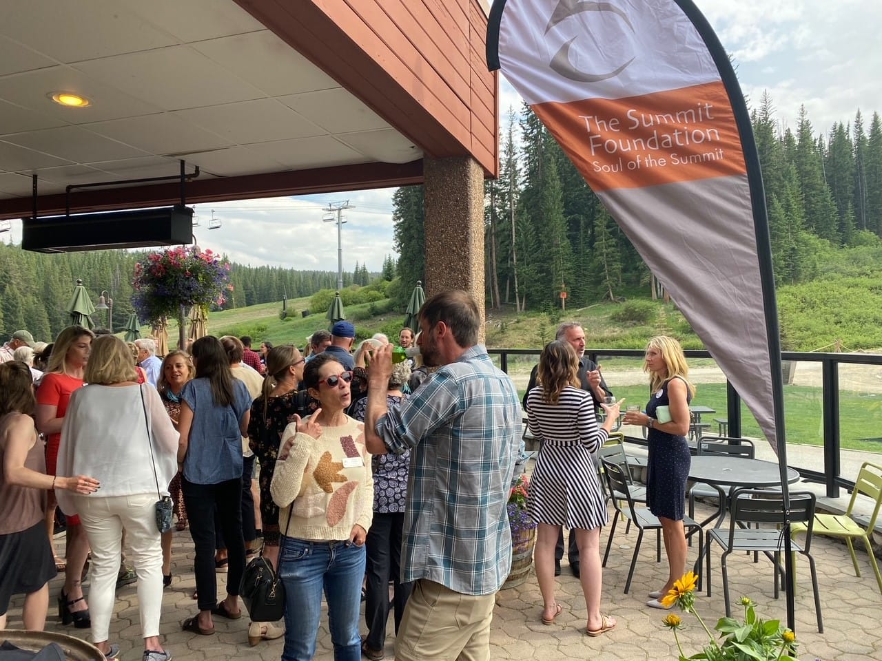 Reception on the Coppertop Patio