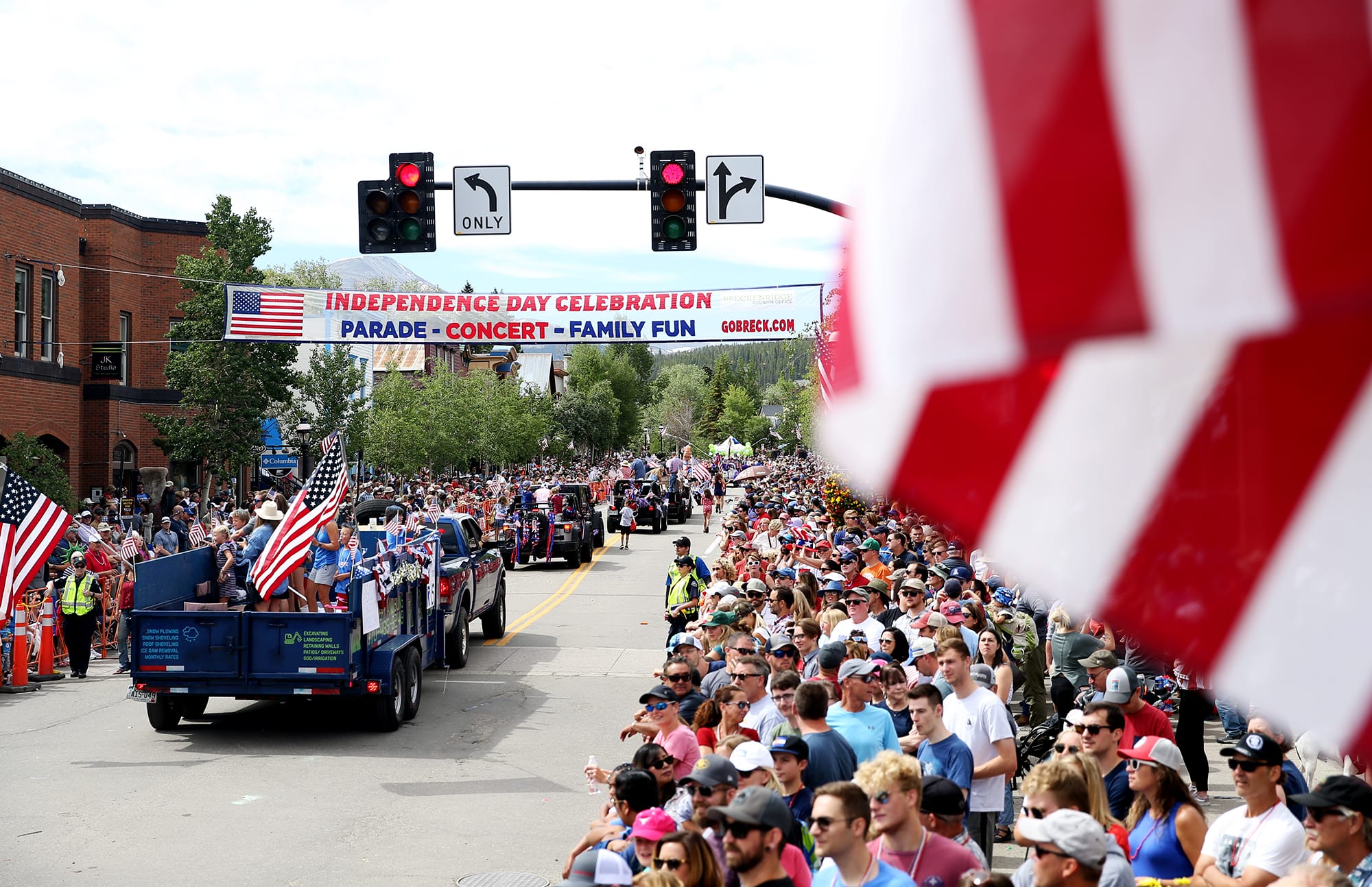 4th of July parade in Breck