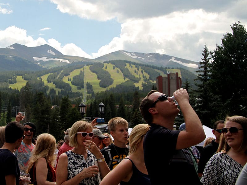 People at the Breck Beerfest