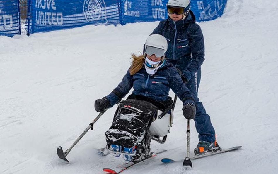 Adaptive Skier at Breckenridge