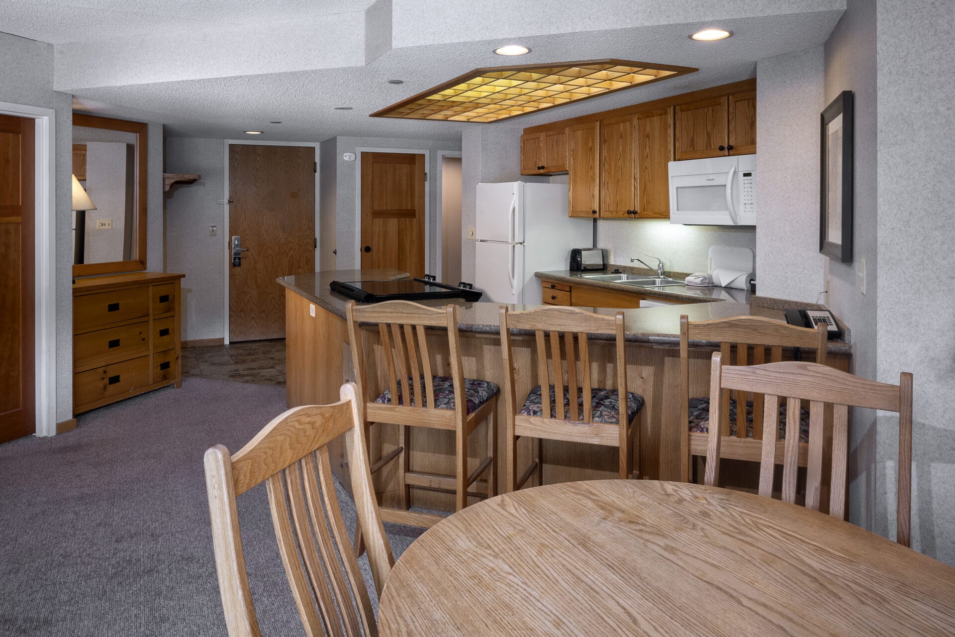 building 4 two bedroom kitchen and dining table