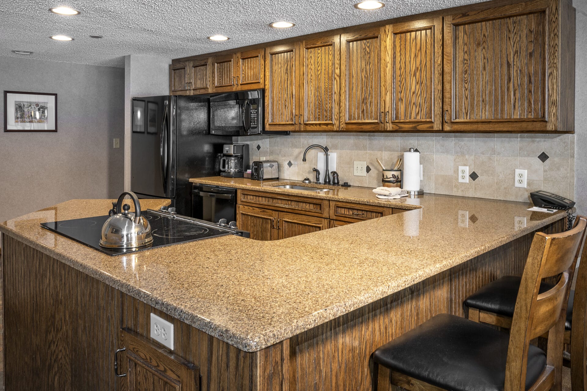 corporate suite kitchen