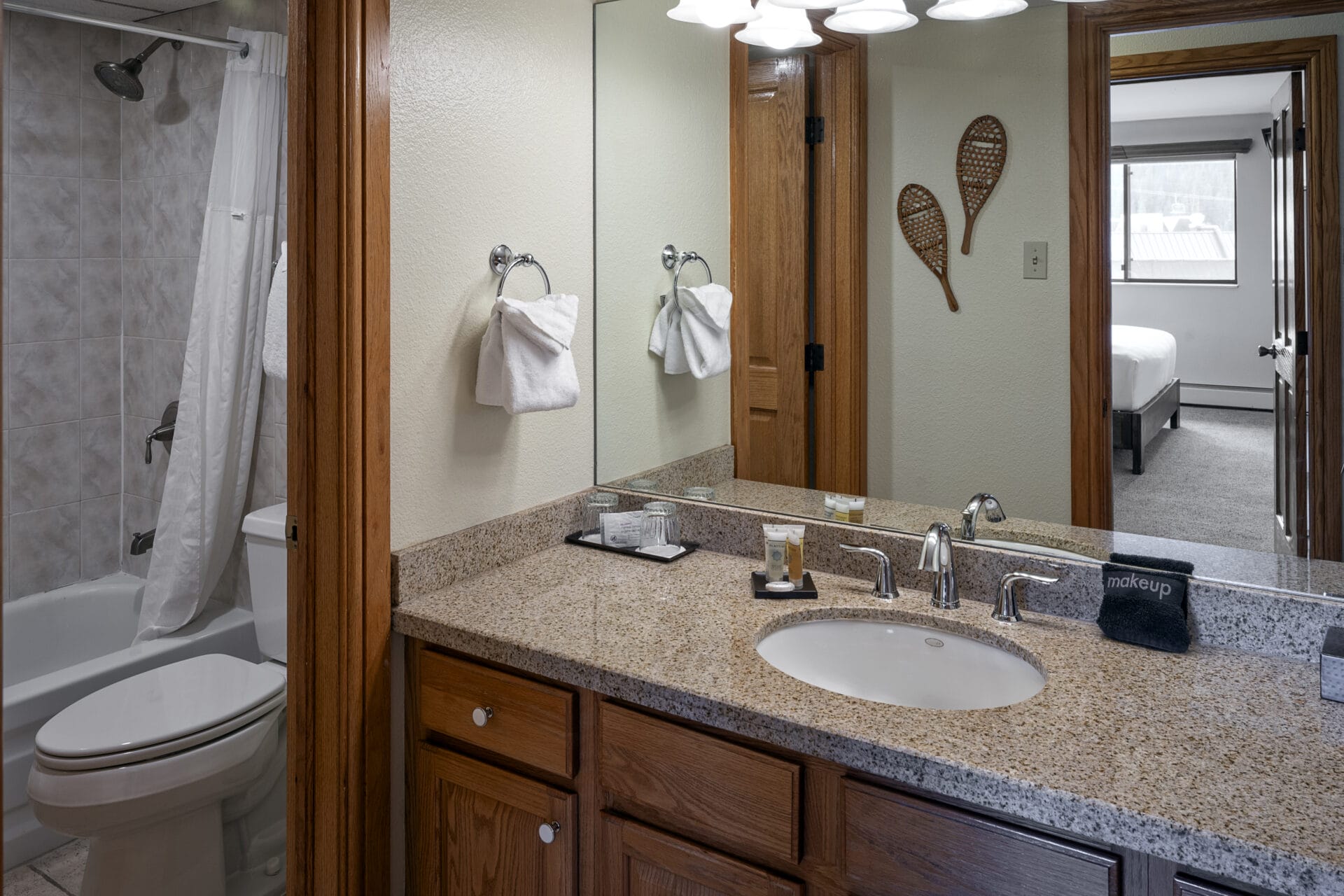 One bedroom suite bathroom