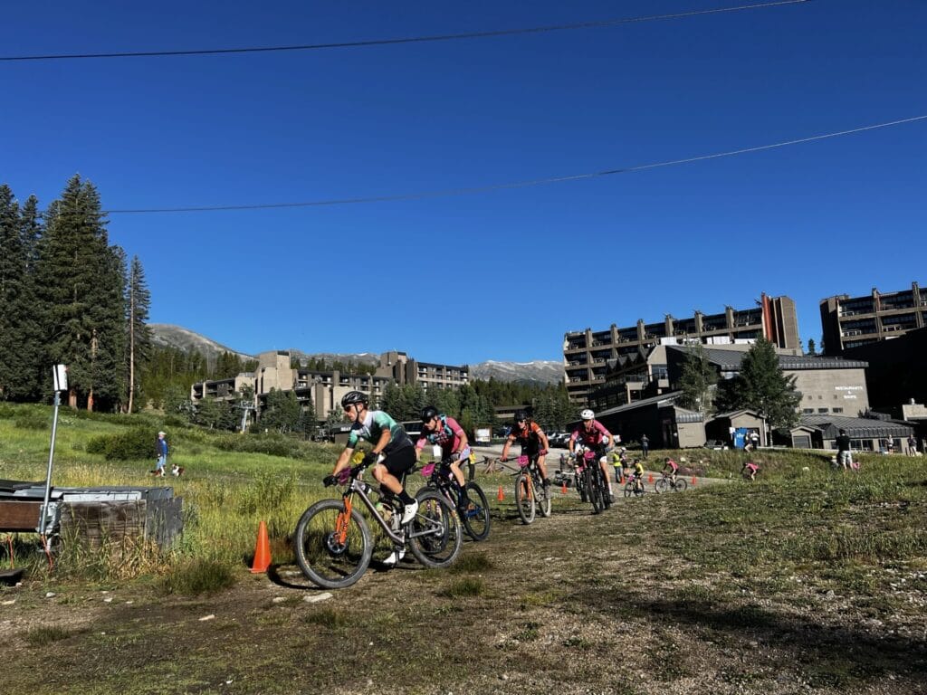 breck epic start with Beaver Run in the background