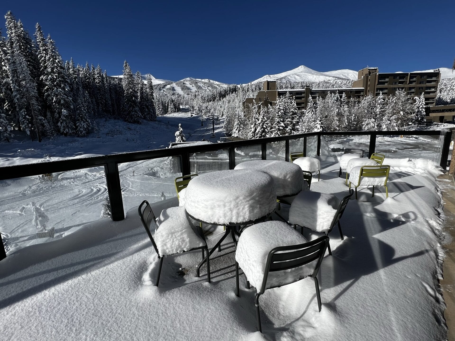 snow powder on imperial deck