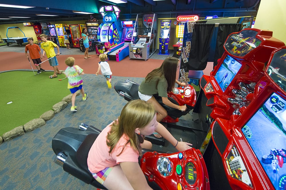 motorcycle game in arcade