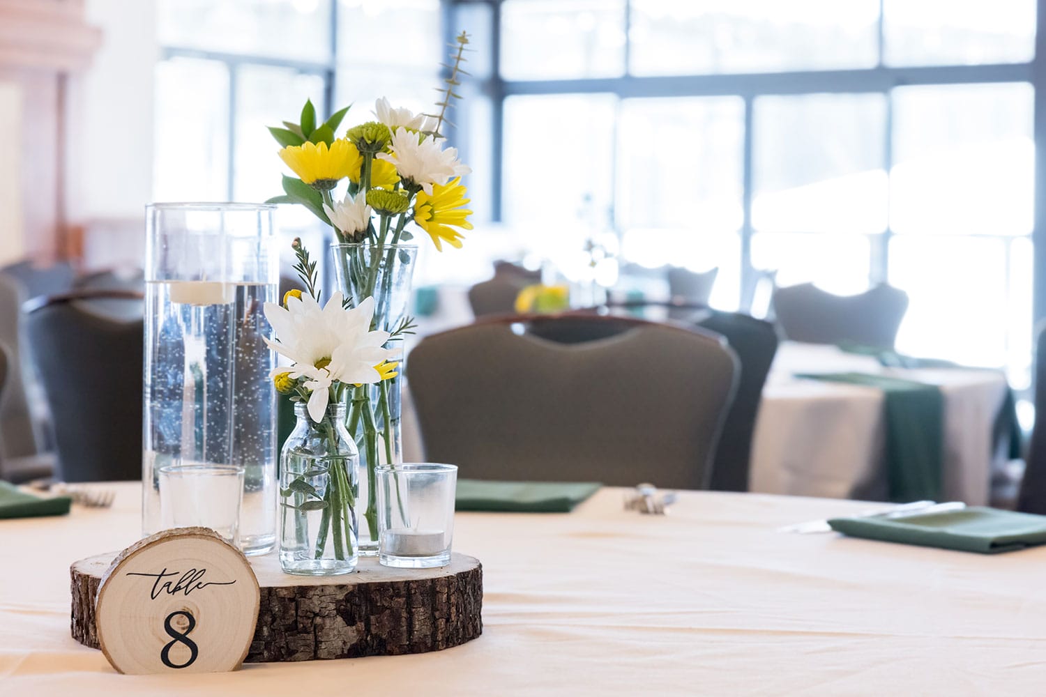 Imperial ballroom table setup