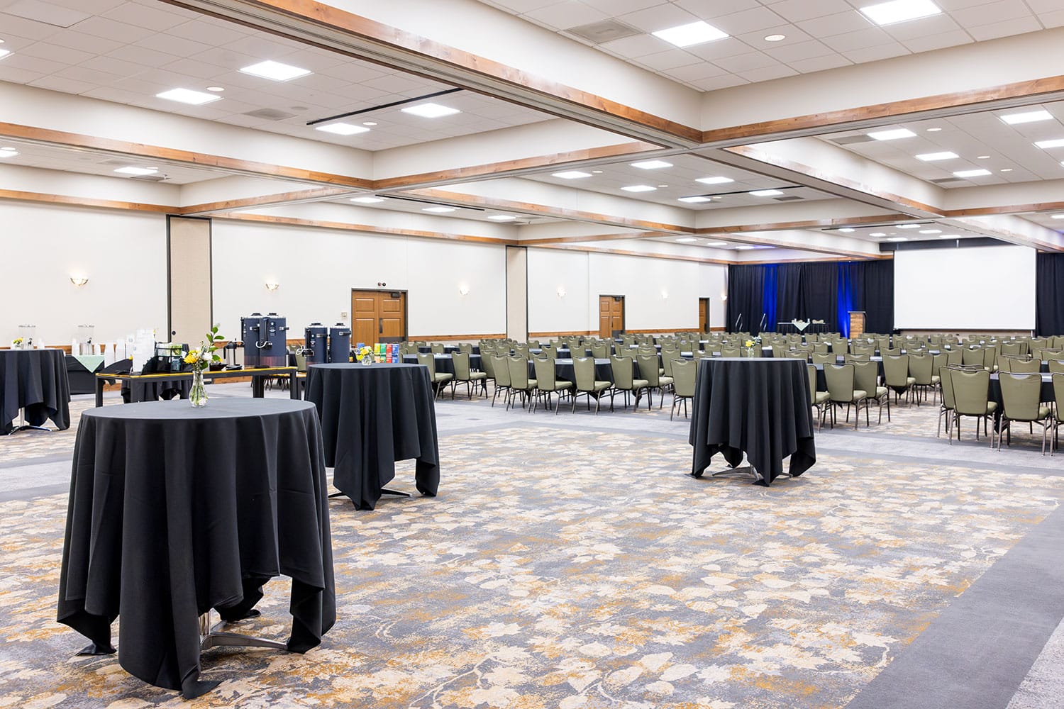 Colorado Ballroom banquet and classroom setup