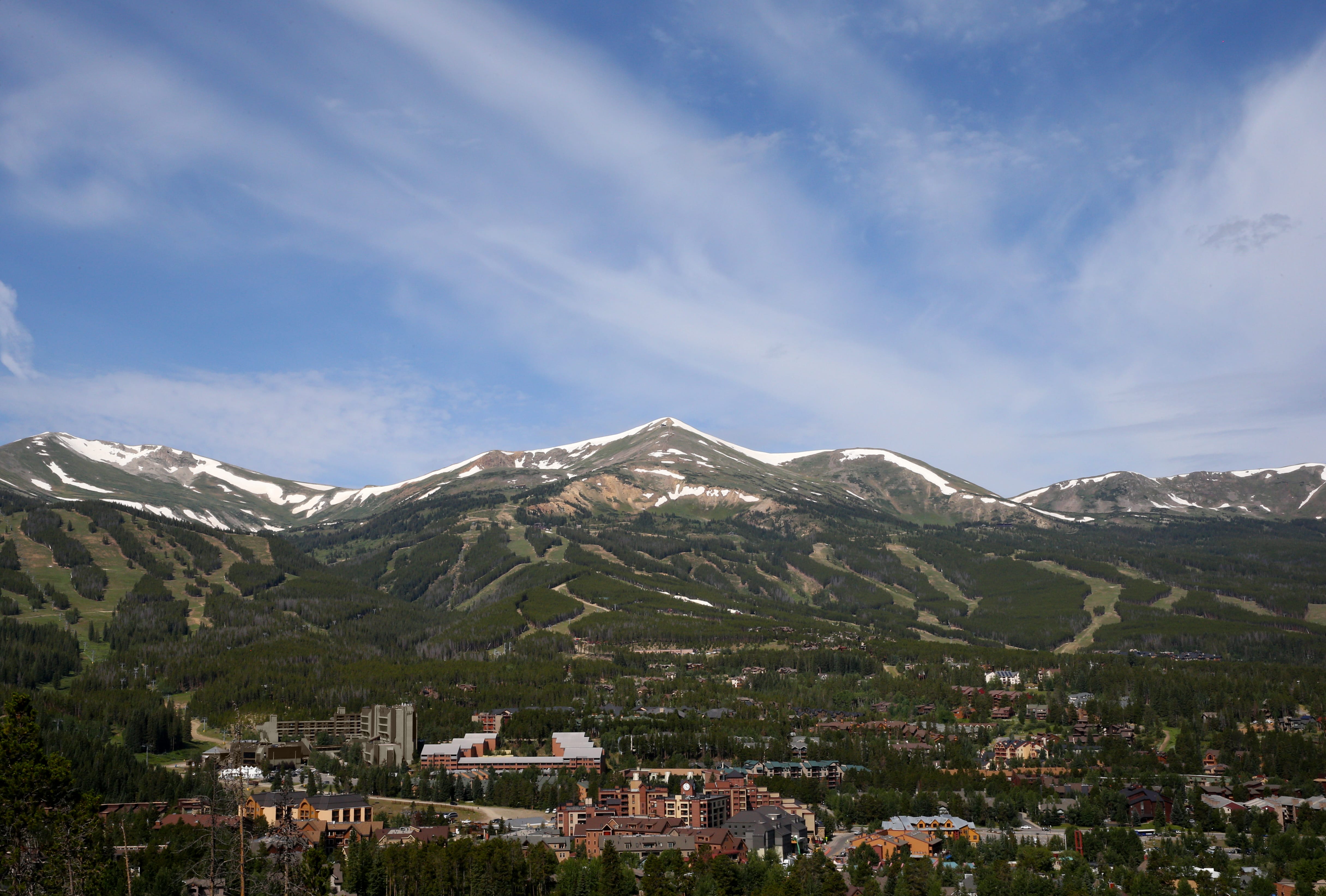 aerial view of peak 9 and 10