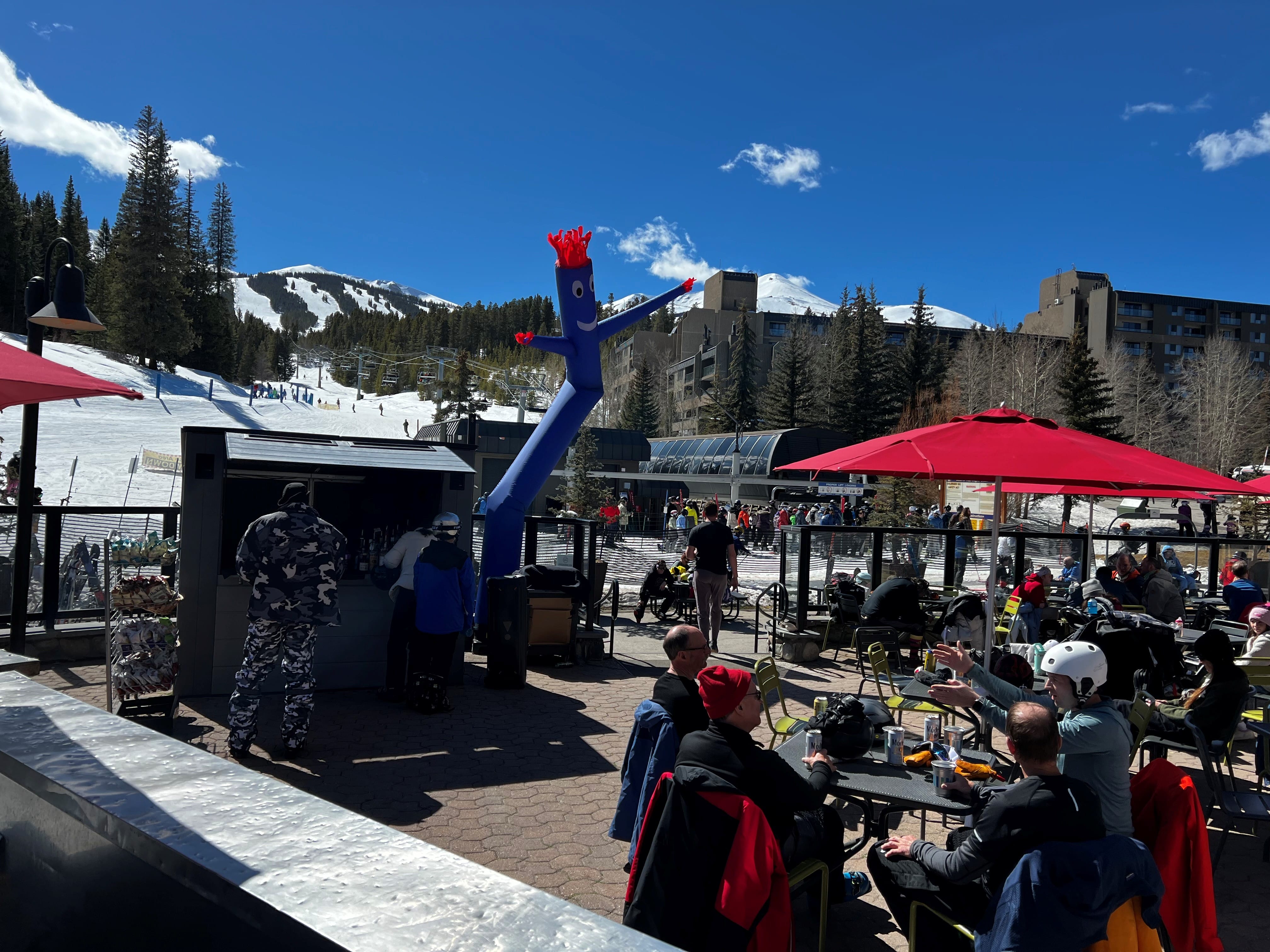 outdoor party at Coppertop