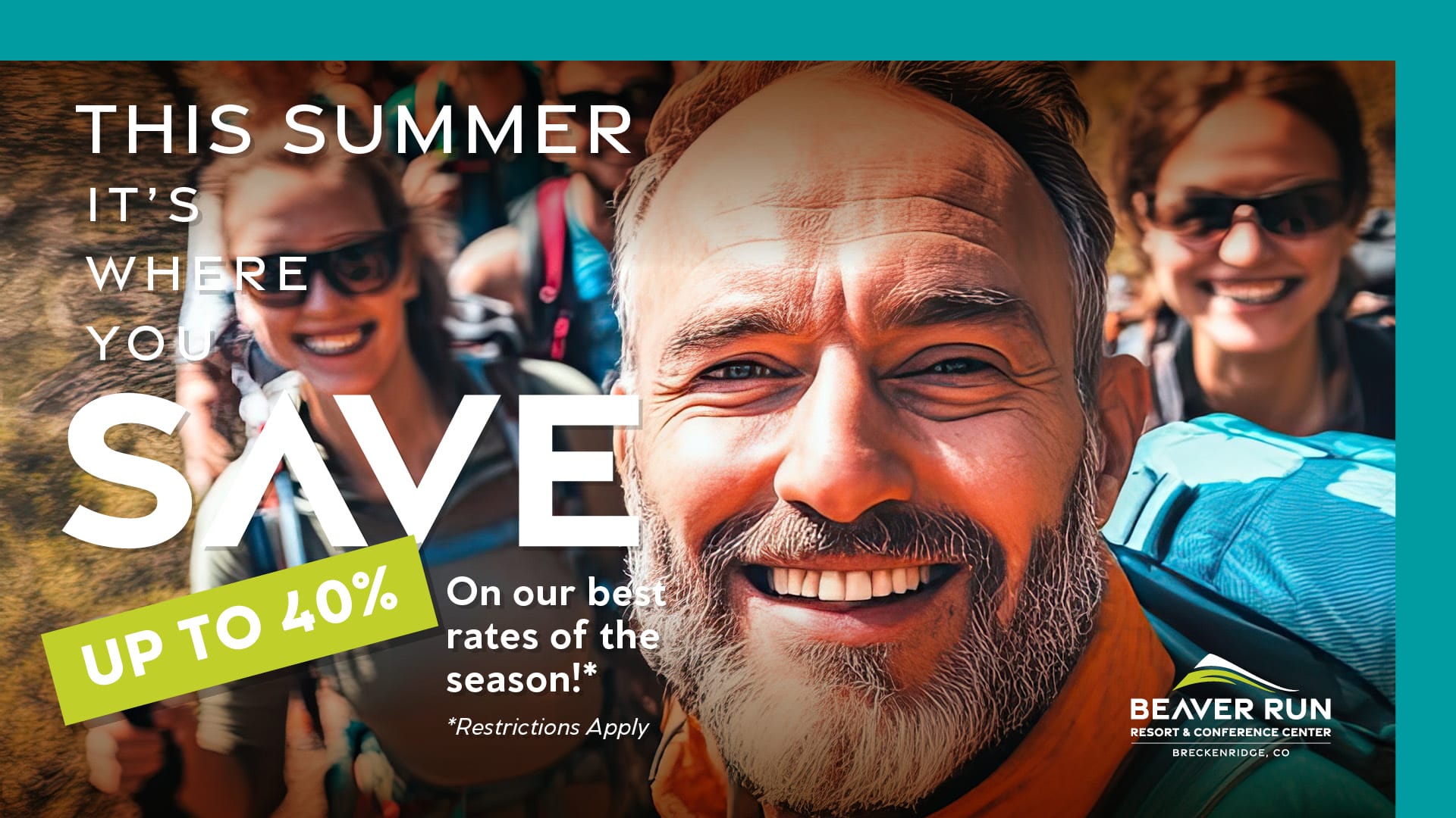 spring into summer flas h sale graphic with people smiling