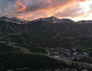 summer birds eye view of Beaver Run