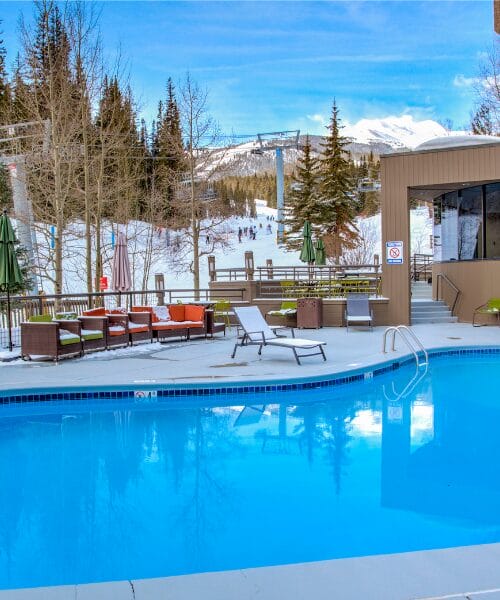 building 4 pool in the winter