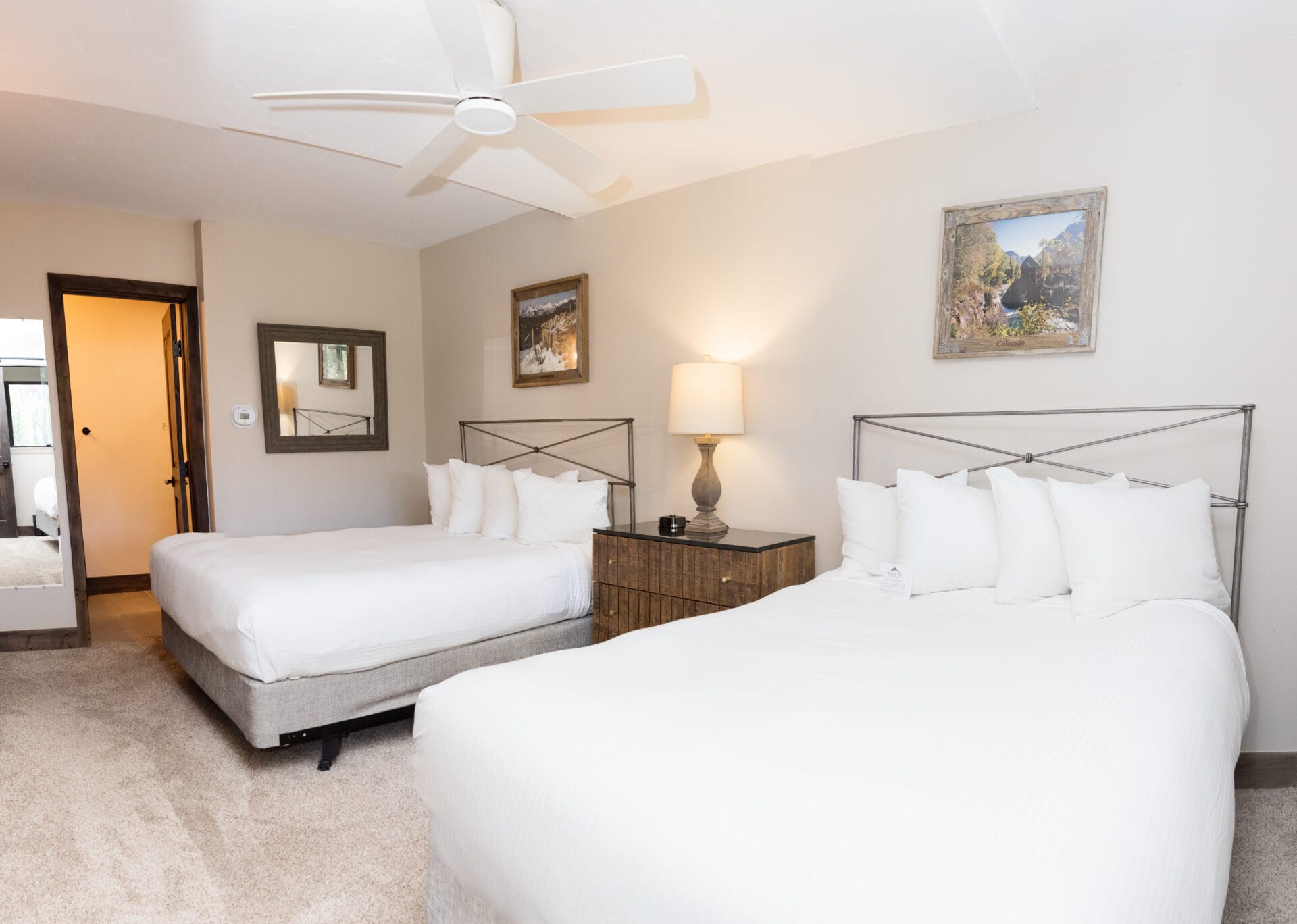 two bedroom suite bedroom