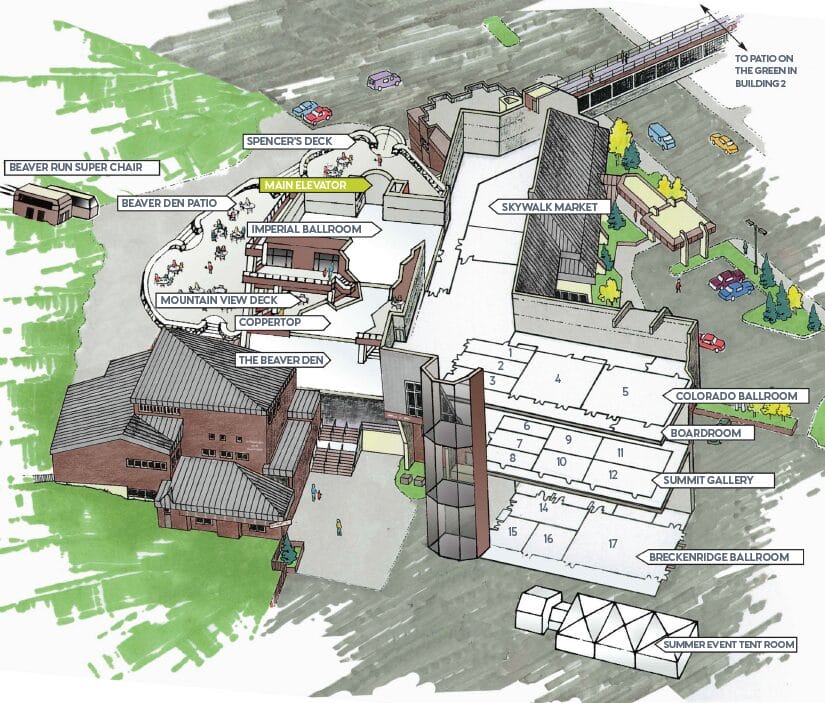 sales floorplan diagram of beaver run